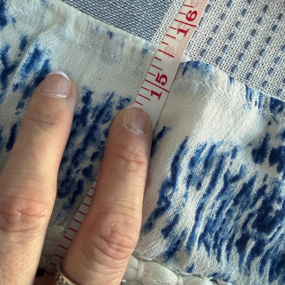 RAGA Blue and White Patterned Mini Skirt - Picture 10 of 10